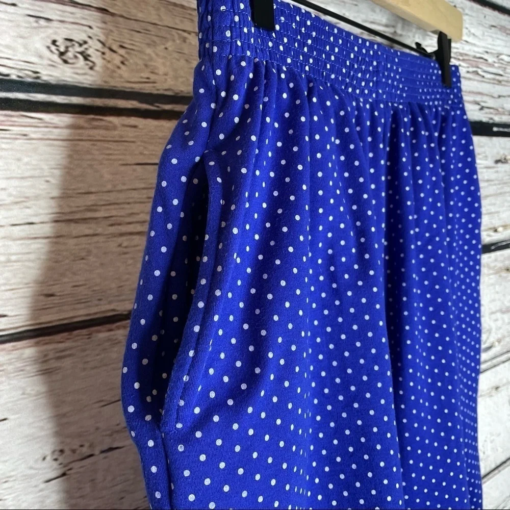 VINTAGE 80s-90s Marisa Christina‎ Mom Shorts Culottes Polka Dot Medium Pull On